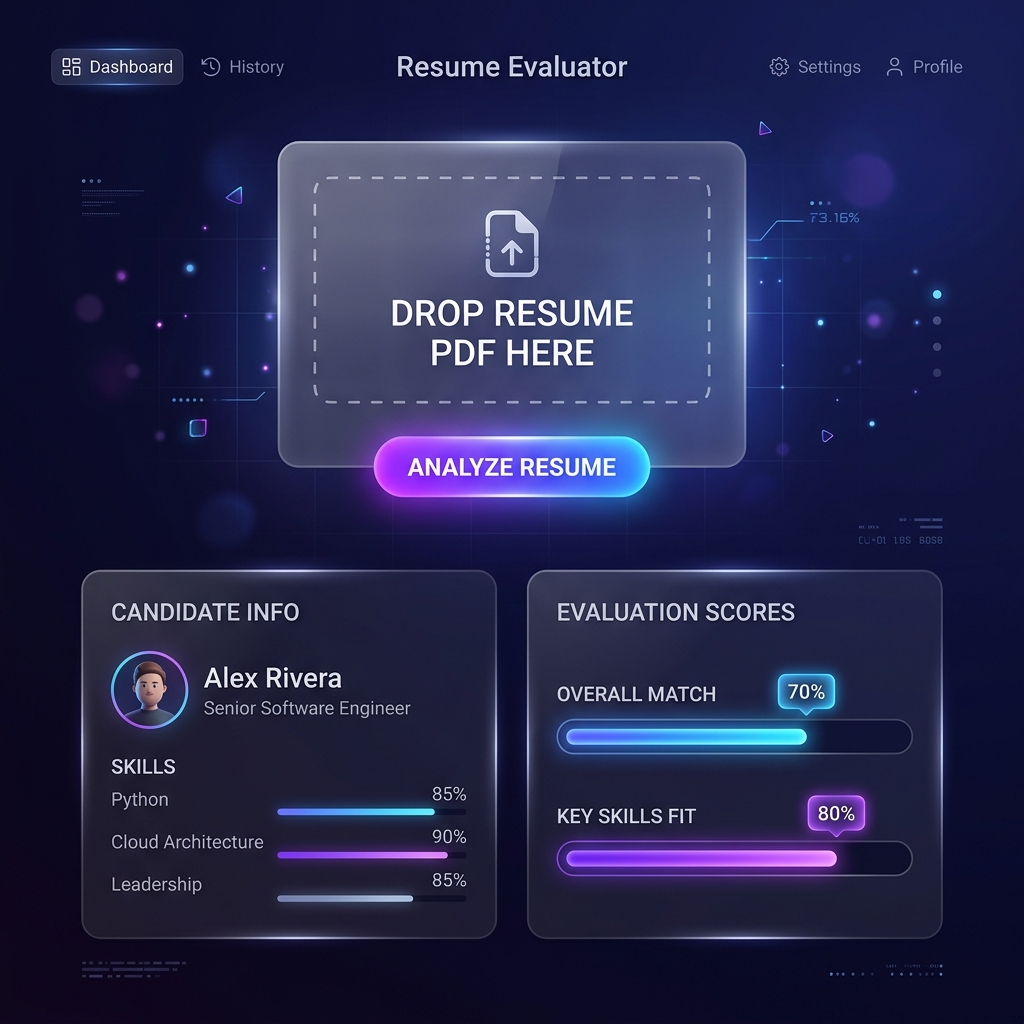 Resume Evaluator AI UI